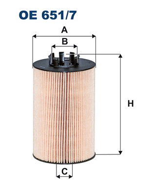 Oil Filter - OE 651/7 FILTRON