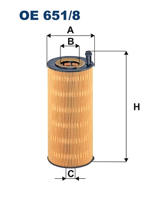 Oil Filter - OE 651/8 FILTRON