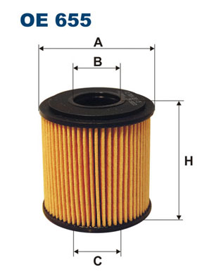 Filtro olio - OE 655 FILTRON