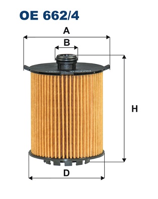 Filtro olio - OE 662/4 FILTRON