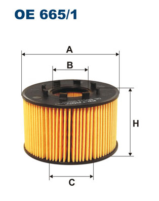 Filtro olio - OE 665/1 FILTRON