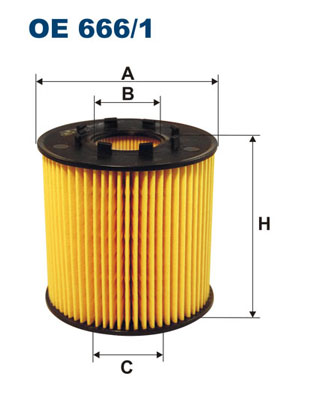 Oil Filter - OE 666/1 FILTRON