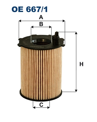 Filtro olio - OE 667/1 FILTRON