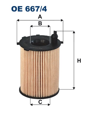 Oil Filter - OE 667/4 FILTRON