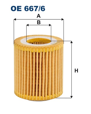 Oil Filter - OE 667/6 FILTRON