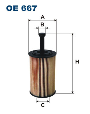 Oil Filter - OE 667 FILTRON