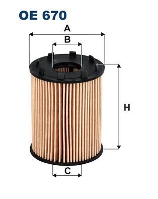 Filtro olio - OE 670 FILTRON