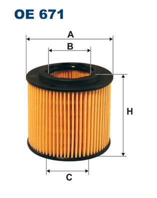 Oil Filter - OE 671 FILTRON