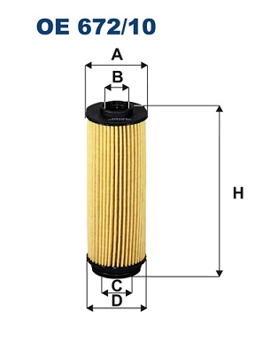Oil Filter - OE 672/10 FILTRON