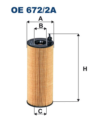alyvos filtras - OE 672/2A FILTRON