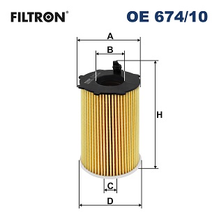 Filtro olio - OE 674/10 FILTRON