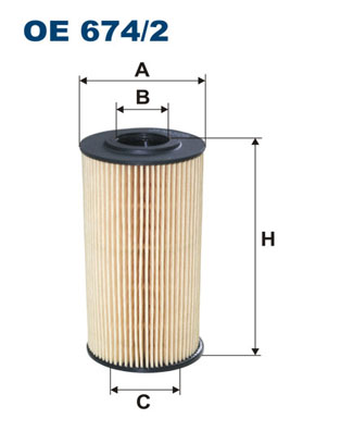 Filtro olio - OE 674/2 FILTRON