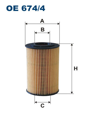 Filtro olio - OE 674/4 FILTRON