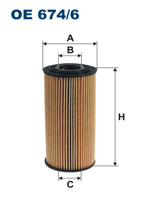 Filtro olio - OE 674/6 FILTRON