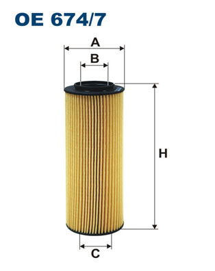 Filtro olio - OE 674/7 FILTRON