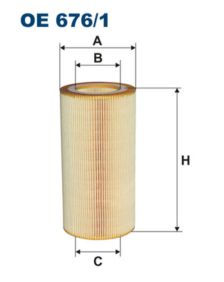 Oil Filter - OE 676/1 FILTRON