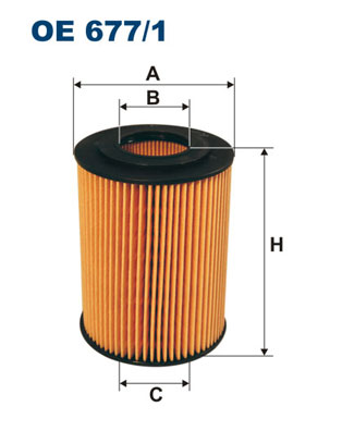 Filtro olio - OE 677/1 FILTRON