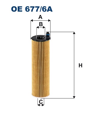 alyvos filtras - OE 677/6A FILTRON