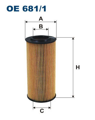 hidraulinis filtras, automatinė transmisija - OE 681/1 FILTRON