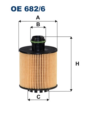 Filtro olio - OE 682/6 FILTRON
