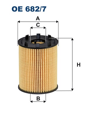 Filtro olio - OE 682/7 FILTRON