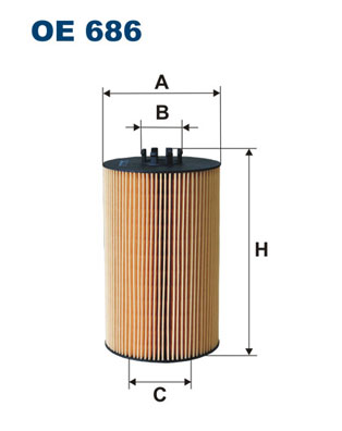 Oil Filter - OE 686 FILTRON