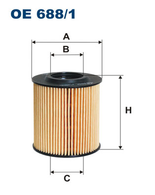 Filtro olio - OE 688/1 FILTRON