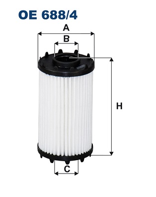 alyvos filtras - OE 688/4 FILTRON