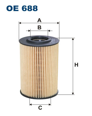 Filtro olio - OE 688 FILTRON