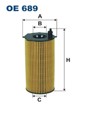 alyvos filtras - OE 689 FILTRON