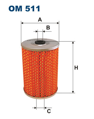 Oil Filter - OM 511 FILTRON