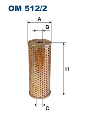 Hydraulic Filter, steering system - OM 512/2 FILTRON