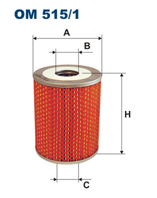 Oil Filter - OM 515/1 FILTRON