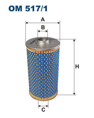 Oil Filter - OM 517/1 FILTRON