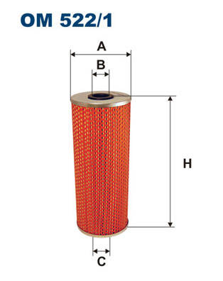 Oil Filter - OM 522/1 FILTRON