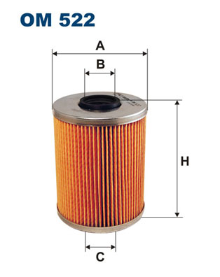 Oil Filter - OM 522 FILTRON