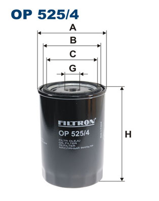 Oil Filter - OP 525/4 FILTRON
