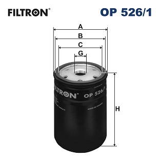 alyvos filtras - OP 526/1 FILTRON