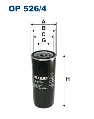 Oil Filter - OP 526/4 FILTRON