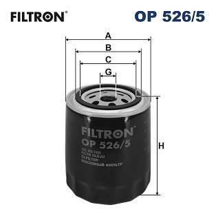 Filtro olio - OP 526/5 FILTRON