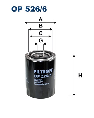 Oil Filter - OP 526/6 FILTRON