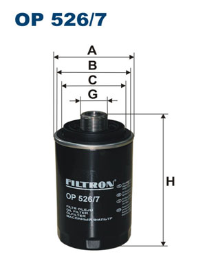 Ölfilter - OP 526/7 FILTRON