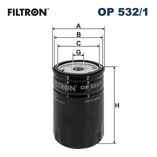 alyvos filtras - OP 532/1 FILTRON