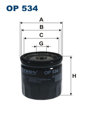 Oil Filter - OP 534 FILTRON