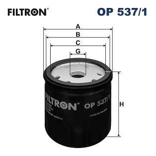 Oil Filter - OP 537/1 FILTRON