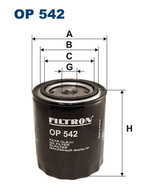 Oil Filter - OP 542 FILTRON