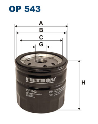 Ölfilter - OP 543 FILTRON