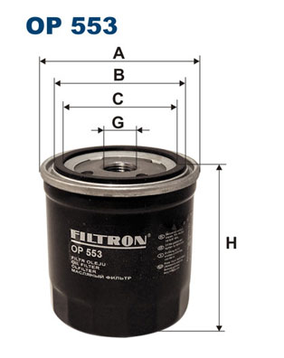 Oil Filter - OP 553 FILTRON