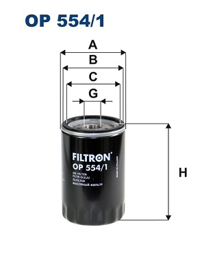 Oil Filter - OP 554/1 FILTRON