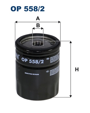 Oil Filter - OP 558/2 FILTRON